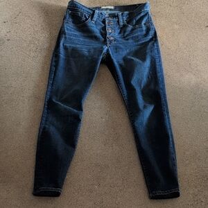 Madewell High Rise Jeans - Dark Blue